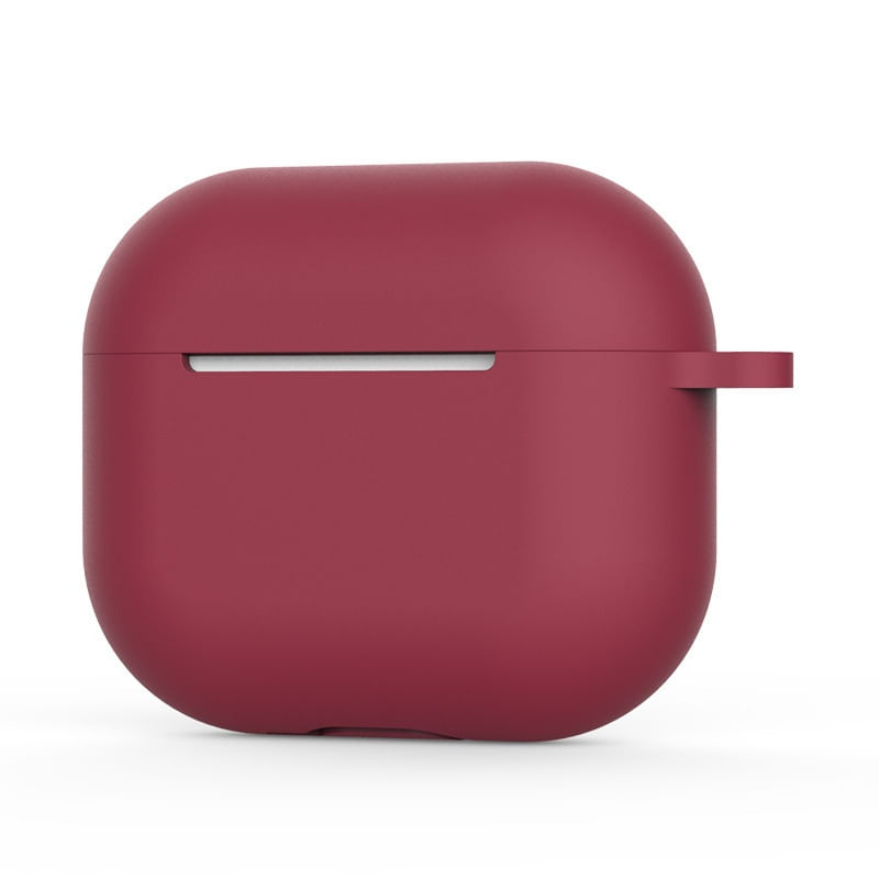 TV, Audio-Video si Foto - Portabile audio - Casti audio - Husa pentru AirPods 4 - Techsuit - Bordeaux - Infinity.ro