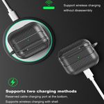 TV, Audio-Video si Foto - Portabile audio - Casti audio - Husa pentru AirPods 3 - Techsuit CarbonFiber - Negru - Infinity.ro