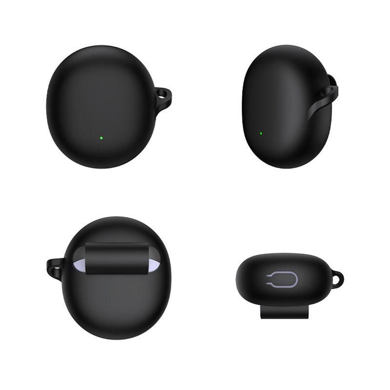 TV, Audio-Video si Foto - Portabile audio - Casti audio - Husa pentru Oppo Enco Air3 - Techsuit - Negru - Infinity.ro