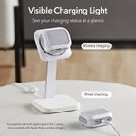 TV, Audio-Video si Foto - Portabile audio - Casti audio - Husa pentru Apple AirPods Pro 1 / 2 - ESR Orbit Hybrid HaloLock - Alb - Infinity.ro