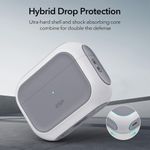 TV, Audio-Video si Foto - Portabile audio - Casti audio - Husa pentru Apple AirPods Pro 1 / 2 - ESR Orbit Hybrid HaloLock - Alb - Infinity.ro