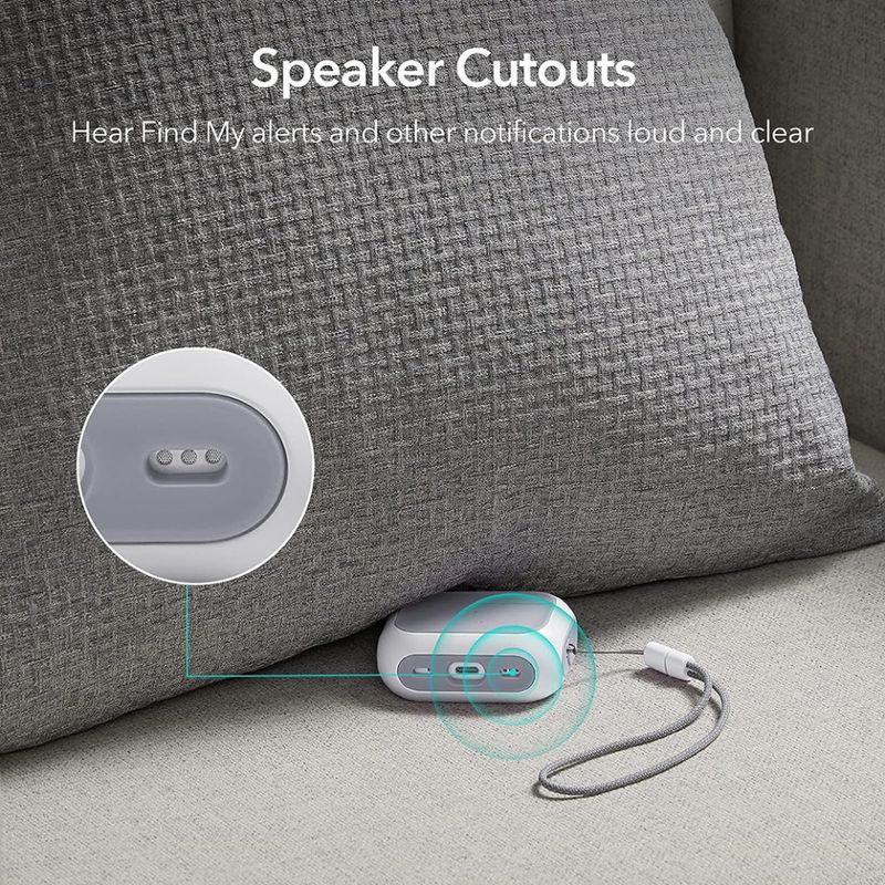 TV, Audio-Video si Foto - Portabile audio - Casti audio - Husa pentru Apple AirPods Pro 1 / 2 - ESR Orbit Hybrid HaloLock - Alb - Infinity.ro