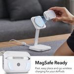 TV, Audio-Video si Foto - Portabile audio - Casti audio - Husa pentru Apple AirPods Pro 1 / 2 - ESR Orbit Hybrid HaloLock - Alb - Infinity.ro