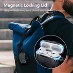 TV, Audio-Video si Foto - Portabile audio - Casti audio - Husa pentru Apple AirPods Pro 1 / 2 - ESR Cyber Armor Tough HaloLock - Negru - Infinity.ro