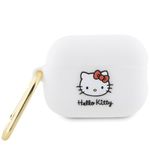 TV, Audio-Video si Foto - Portabile audio - Casti audio - Husa pentru Apple AirPods Pro 2 - Hello Kitty Silicone 3D Kitty Head (HKAP23DKHSH) - Alb - Infinity.ro