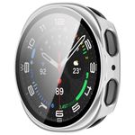 Laptop, Telefoane si Tablete - Wearables si gadgeturi - Wearables - Smartwatch-uri - Husa pentru Samsung Galaxy Watch8 40mm + Folie - Techsuit Defense360 Pro - Argintiu - Infinity.ro