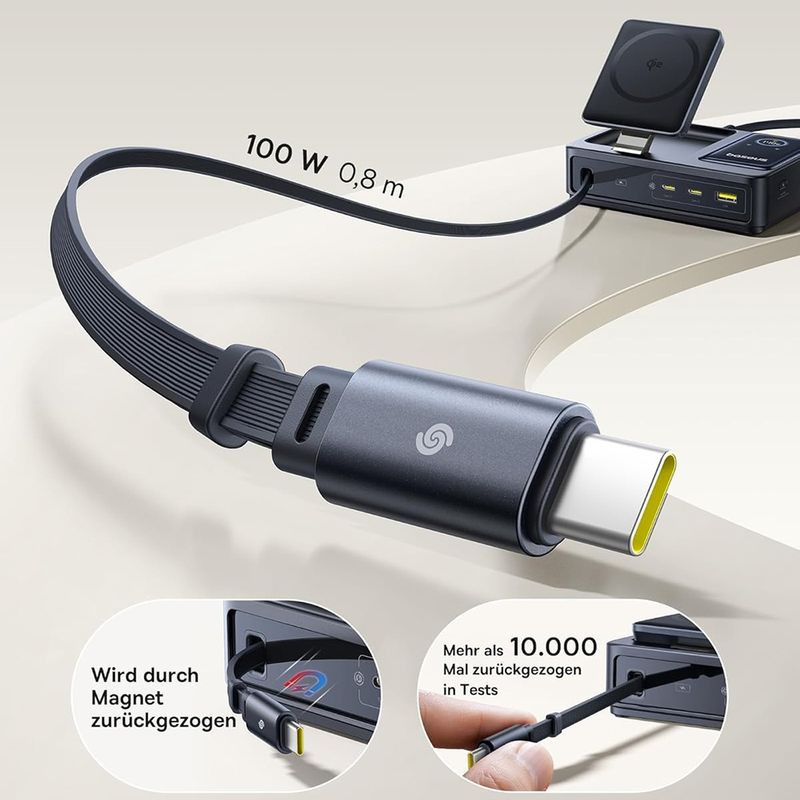 Laptop, Telefoane si Tablete - Telefoane mobile si accesorii - Accesorii Telefoane - Incarcatoare telefoane - Statie pentru Incarcare fara Fir 5in1, 140W - Baseus Nomos (P10170902123-00) - Negru - Infinity.ro