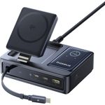 Laptop, Telefoane si Tablete - Telefoane mobile si accesorii - Accesorii Telefoane - Incarcatoare telefoane - Statie pentru Incarcare fara Fir 5in1, 140W - Baseus Nomos (P10170902123-00) - Negru - Infinity.ro