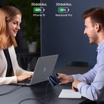 Laptop, Telefoane si Tablete - Telefoane mobile si accesorii - Accesorii Telefoane - Cabluri si adaptoare telefoane - Cablu de Date USB-C la Type-C, PD100W, 5A, 480Mbps, 3m - UVerde L512 (45065) - Space Gri - Infinity.ro