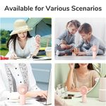 Electronice si Electrocasnice - Climatizare si sisteme de incalzire - Aparate racire aer - Ventilatoare - Ventilator Portabil 4000mAh - JisuLife (FA20X) - Roz - Infinity.ro