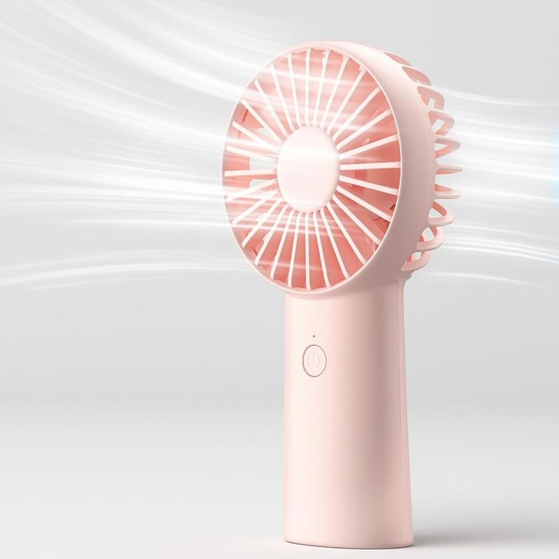 Electronice si Electrocasnice - Climatizare si sisteme de incalzire - Aparate racire aer - Ventilatoare - Ventilator Portabil 4000mAh - JisuLife (FA20X) - Roz - Infinity.ro