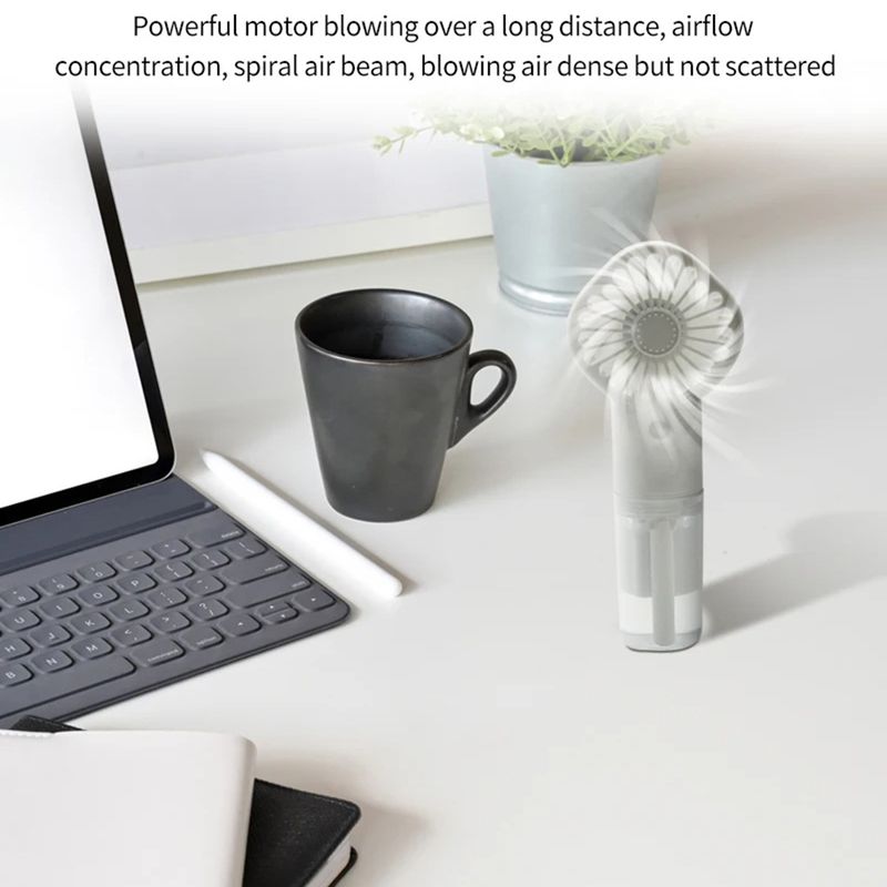 Electronice si Electrocasnice - Climatizare si sisteme de incalzire - Aparate racire aer - Ventilatoare - Ventilator Portabil cu Port USB si 4 Viteze - Techsuit (G10) - Alb - Infinity.ro