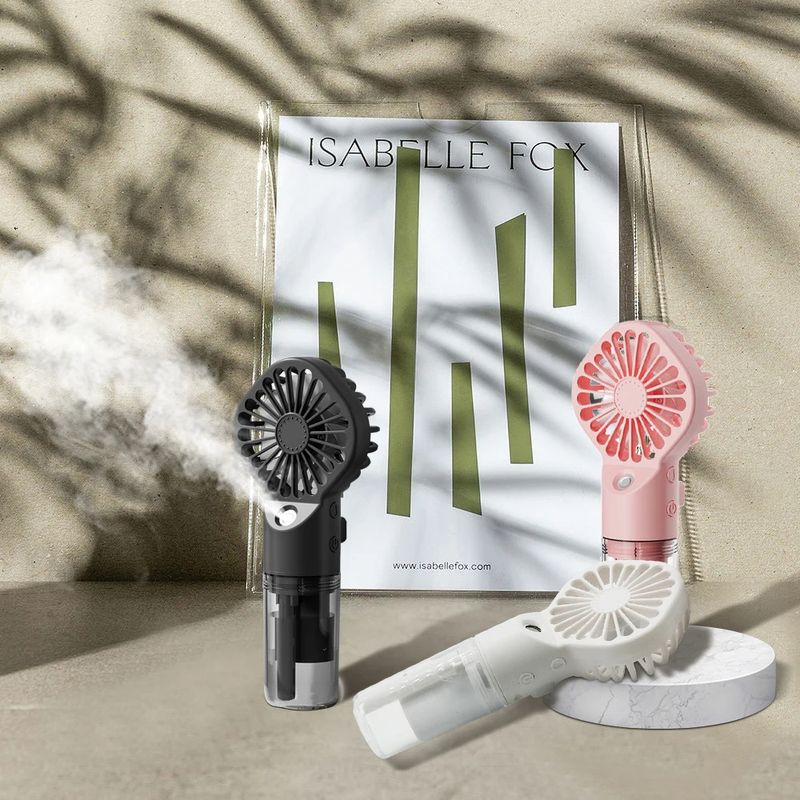 Electronice si Electrocasnice - Climatizare si sisteme de incalzire - Aparate racire aer - Ventilatoare - Ventilator Portabil cu Port USB si 4 Viteze - Techsuit (G10) - Alb - Infinity.ro