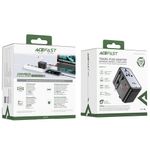 Laptop, Telefoane si Tablete - Telefoane mobile si accesorii - Accesorii Telefoane - Incarcatoare telefoane - Adaptor pentru Priza 3x Type-C, EU, UK, AUS, US, GaN, PD75W - Acefast (Z1) - Negru - Infinity.ro