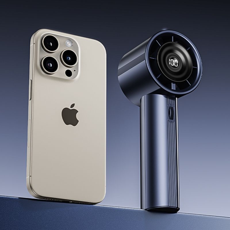 Electronice si Electrocasnice - Climatizare si sisteme de incalzire - Aparate racire aer - Ventilatoare - Ventilator Portabil 10W - Techsuit (CT-111) - Albastru - Infinity.ro