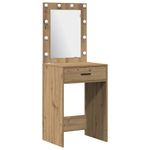 Casa si Gradina - Mobilier - Comode si corpuri - Masute de toaleta - Masa de Machiaj 2 pcs Maro 50 x 41 x 135 cm Lemn compozit - Infinity.ro