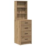 Casa si Gradina - Mobilier - Comode si corpuri - Masute de toaleta - Masa de Machiaj 2 pcs Maro 50 x 41 x 135 cm Lemn compozit - Infinity.ro