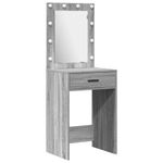Casa si Gradina - Mobilier - Comode si corpuri - Masute de toaleta - Masa de Machiaj 2 pcs Gri 50 x 41 x 135 cm Lemn compozit - Infinity.ro