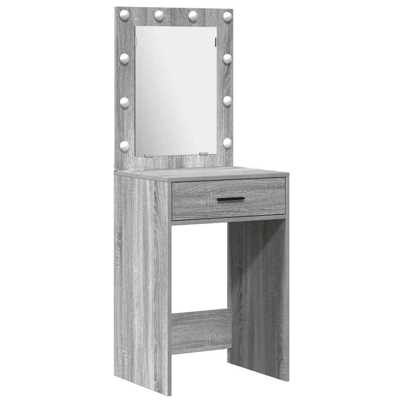Casa si Gradina - Mobilier - Comode si corpuri - Masute de toaleta - Masa de Machiaj 2 pcs Gri 50 x 41 x 135 cm Lemn compozit - Infinity.ro