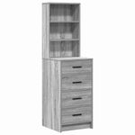 Casa si Gradina - Mobilier - Comode si corpuri - Masute de toaleta - Masa de Machiaj 2 pcs Gri 50 x 41 x 135 cm Lemn compozit - Infinity.ro