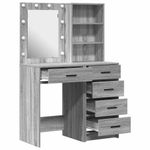 Casa si Gradina - Mobilier - Comode si corpuri - Masute de toaleta - Masa de Machiaj 2 pcs Gri 50 x 41 x 135 cm Lemn compozit - Infinity.ro