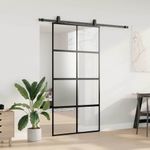 Casa si Gradina - Constructii - Usi interior, exterior si garaj - Usi interior - Usa glisanta cu set de feronerie neagra sticla securizata - Infinity.ro