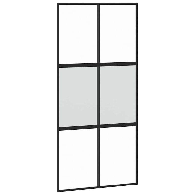 Casa si Gradina - Constructii - Usi interior, exterior si garaj - Usi interior - Usa glisanta cu set de feronerie neagra sticla securizata - Infinity.ro