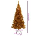 Casa si Gradina - Decoratiuni - Decoratiuni de sezon - Brazi artificiali de Craciun Auriu 180 cm PET - Infinity.ro