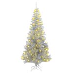 Casa si Gradina - Decoratiuni - Decoratiuni de sezon - Brazi artificiali de Craciun Argintiu 180 cm PET - Infinity.ro