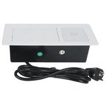 Casa si Gradina - Electrice - Prize - Priza Incorporabila, Adsinio, Incarcator Wireless de 15W, 2 Schuko, 1 USB-A, 1 USB-C,Curent 16A, Alb - Infinity.ro