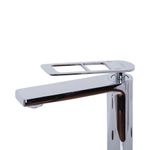 Casa si Gradina - Sanitare - Lavoar baie si accesorii - Baterii sanitare - Baterie lavoar monocomanda cartus ceramic alama sanitara crom lucios racorduri si kit fixare incluse 9707 - Infinity.ro