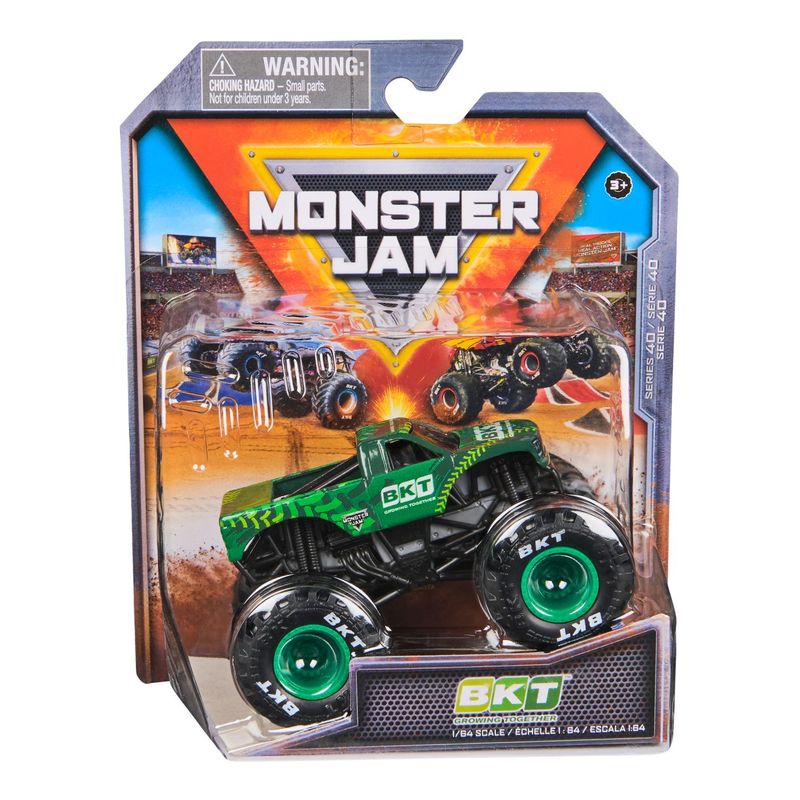 Jucarii, Copii si Bebe - Jucarii si jocuri - Vehicule si jucarii cu telecomanda - Masinute - Monster jam masinuta metalica bkt growing together scara 1 la 64 - Infinity.ro