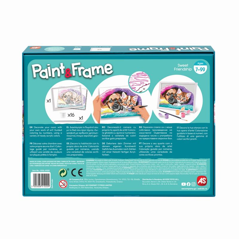 Jucarii, Copii si Bebe - Jucarii si jocuri - Jucarii & jocuri educative - Seturi pictura si desen - Happi hobbi picteaza inrameaza dulce prietenie - Infinity.ro