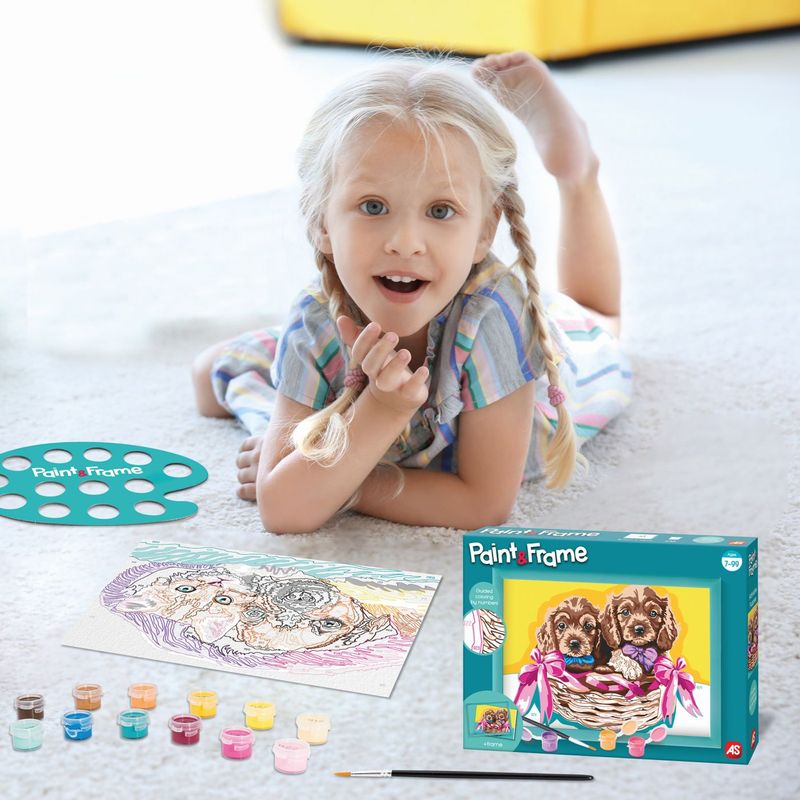 Jucarii, Copii si Bebe - Jucarii si jocuri - Jucarii & jocuri educative - Seturi pictura si desen - Happi hobbi picteaza inrameaza dulce prietenie - Infinity.ro