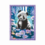Jucarii, Copii si Bebe - Jucarii si jocuri - Jucarii & jocuri educative - Seturi pictura si desen - Happi hobbi picteaza inrameaza panda visator - Infinity.ro