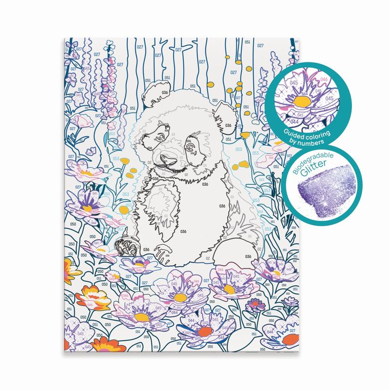 Jucarii, Copii si Bebe - Jucarii si jocuri - Jucarii & jocuri educative - Seturi pictura si desen - Happi hobbi picteaza inrameaza panda visator - Infinity.ro