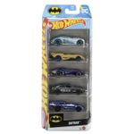 Jucarii, Copii si Bebe - Jucarii si jocuri - Vehicule si jucarii cu telecomanda - Masinute - Set 5 masini hot wheels batman - Infinity.ro