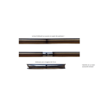 Casa si Gradina - Textile si covoare - Perdele si draperii - Accesorii perdele si draperii - Galerie metalica Luna Clasica, Dubla, Satin Niche,19mm x 3.2m, (argintiu mat), Calitate Superioara - Infinity.ro