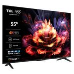 TV, Audio-Video si Foto - Televizoare - Televizor LED TCL 55V6C, Smart TV, 139 cm, Ultra HD 4K, Google TV, Clasa E - Infinity.ro
