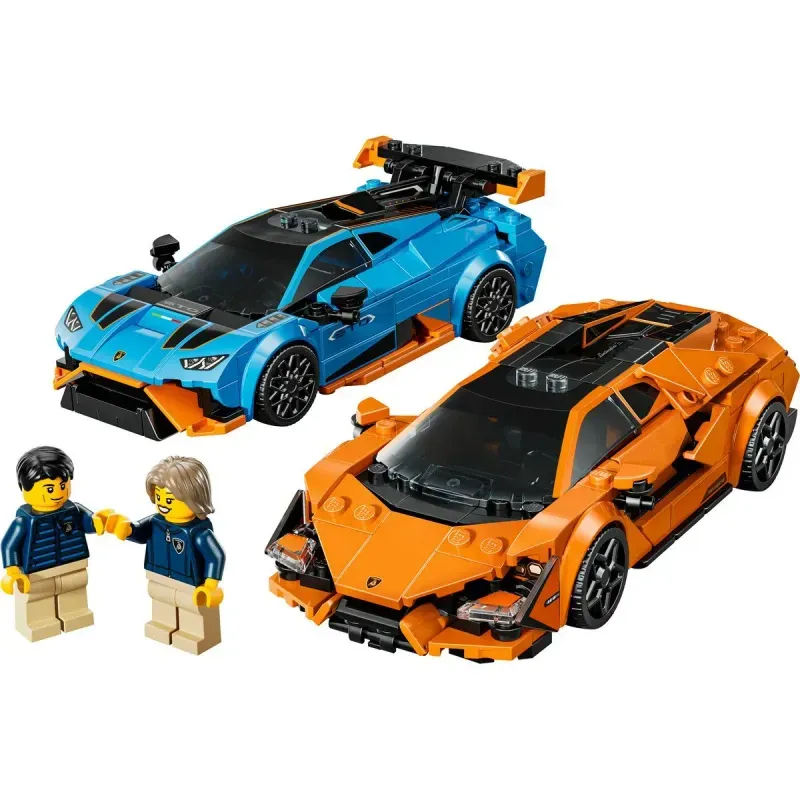 Jucarii, Copii si Bebe - Jucarii si jocuri - Seturi de constructie si cuburi - Seturi de constructie - LEGO Speed Champions Lamborghini Revuelto si Huracan STO 77238 - Infinity.ro