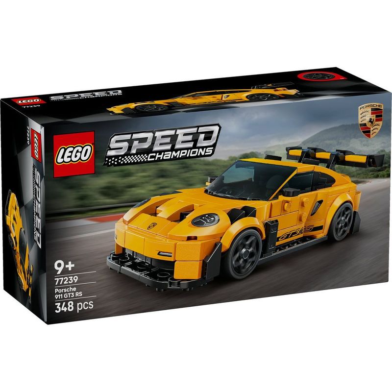 Jucarii, Copii si Bebe - Jucarii si jocuri - Seturi de constructie si cuburi - Seturi de constructie - LEGO Speed Champions Supermasina Porsche 911 GT3 RS 77239 - Infinity.ro