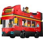 Jucarii, Copii si Bebe - Jucarii si jocuri - Seturi de constructie si cuburi - Seturi de constructie - LEGO City Autobuz turistic rosu cu etaj 60407 - Infinity.ro
