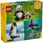 Jucarii, Copii si Bebe - Jucarii si jocuri - Seturi de constructie si cuburi - Seturi de constructie - LEGO Creator Animale salbatice: Familia de ursi panda 31165 - Infinity.ro