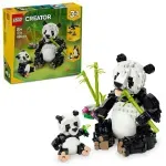 Jucarii, Copii si Bebe - Jucarii si jocuri - Seturi de constructie si cuburi - Seturi de constructie - LEGO Creator Animale salbatice: Familia de ursi panda 31165 - Infinity.ro