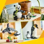 Jucarii, Copii si Bebe - Jucarii si jocuri - Seturi de constructie si cuburi - Seturi de constructie - LEGO Creator Animale salbatice: Familia de ursi panda 31165 - Infinity.ro