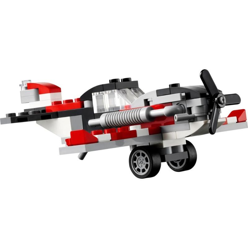 Jucarii, Copii si Bebe - Jucarii si jocuri - Seturi de constructie si cuburi - Seturi de constructie - LEGO Creator Camioneta platforma cu elicopter 31146 - Infinity.ro