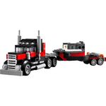 Jucarii, Copii si Bebe - Jucarii si jocuri - Seturi de constructie si cuburi - Seturi de constructie - LEGO Creator Camioneta platforma cu elicopter 31146 - Infinity.ro