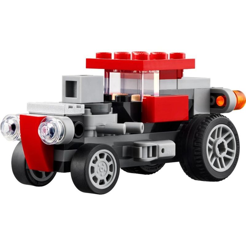 Jucarii, Copii si Bebe - Jucarii si jocuri - Seturi de constructie si cuburi - Seturi de constructie - LEGO Creator Camioneta platforma cu elicopter 31146 - Infinity.ro