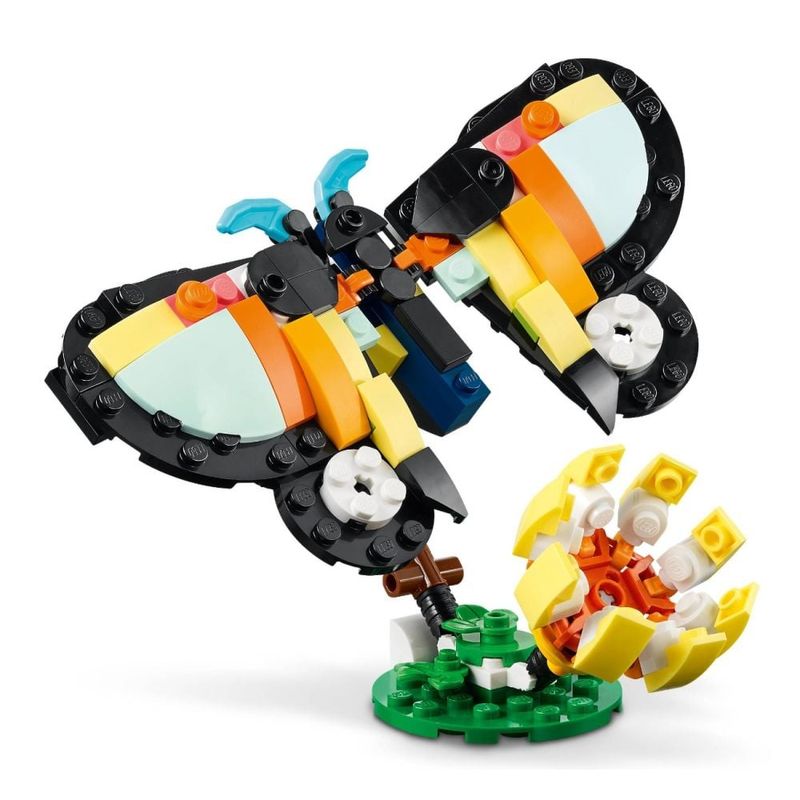 Jucarii, Copii si Bebe - Jucarii si jocuri - Seturi de constructie si cuburi - Seturi de constructie - LEGO Creator Animale salbatice: Tucan tropical 31173 - Infinity.ro
