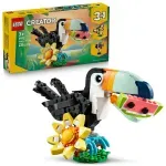 Jucarii, Copii si Bebe - Jucarii si jocuri - Seturi de constructie si cuburi - Seturi de constructie - LEGO Creator Animale salbatice: Tucan tropical 31173 - Infinity.ro